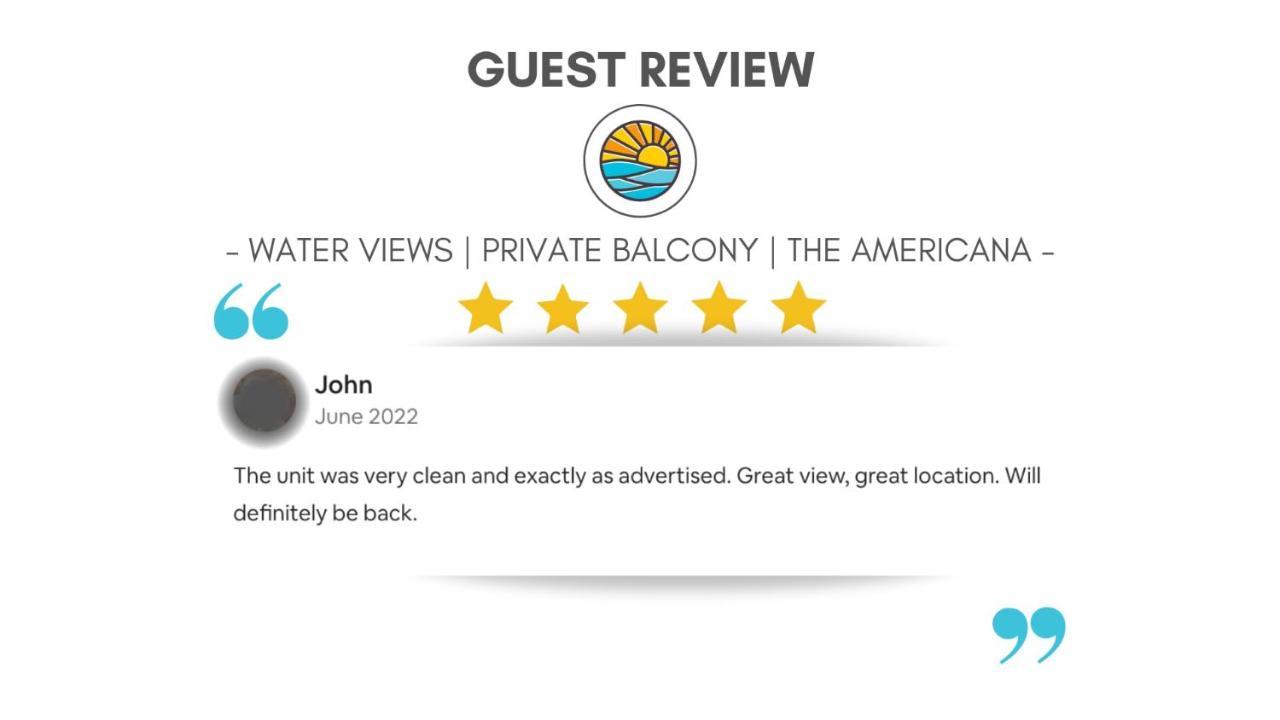 Water Views - Private Balcony - The Americana Hampton Exterior photo